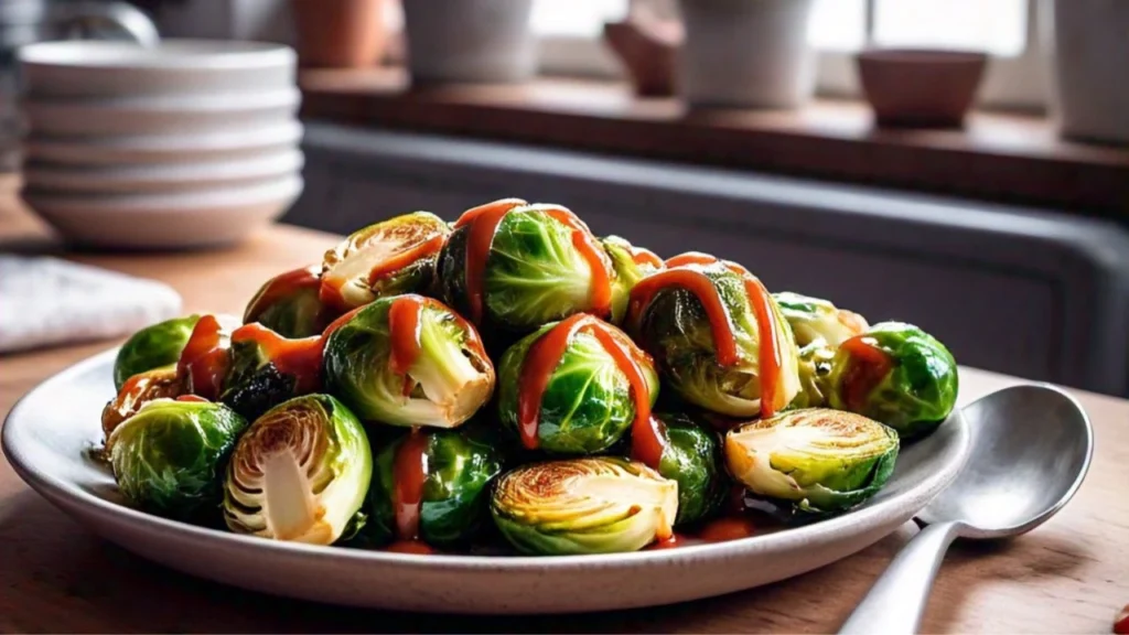 Spicy Sriracha Brussels Sprouts