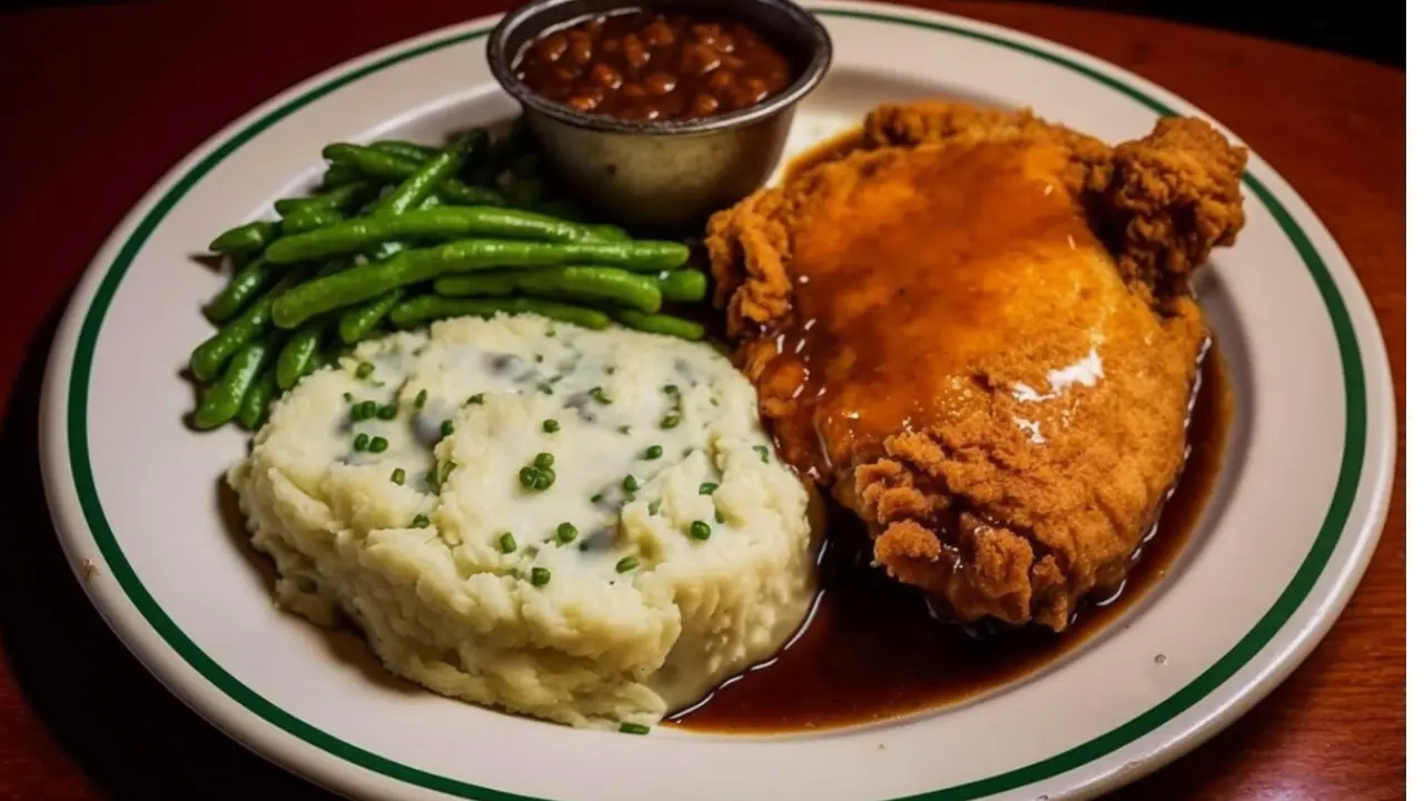 chicken and mashed potatoes