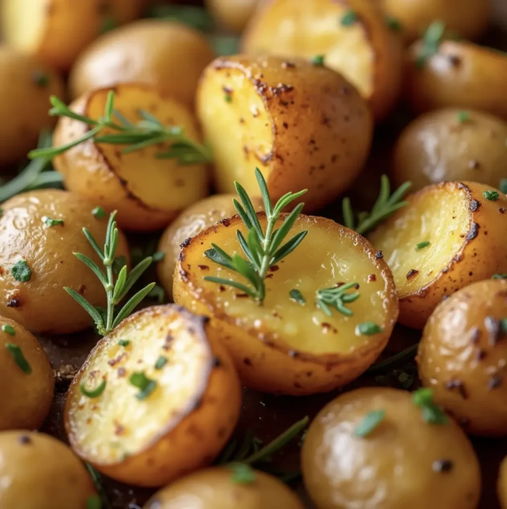 herbs with roast potatoes