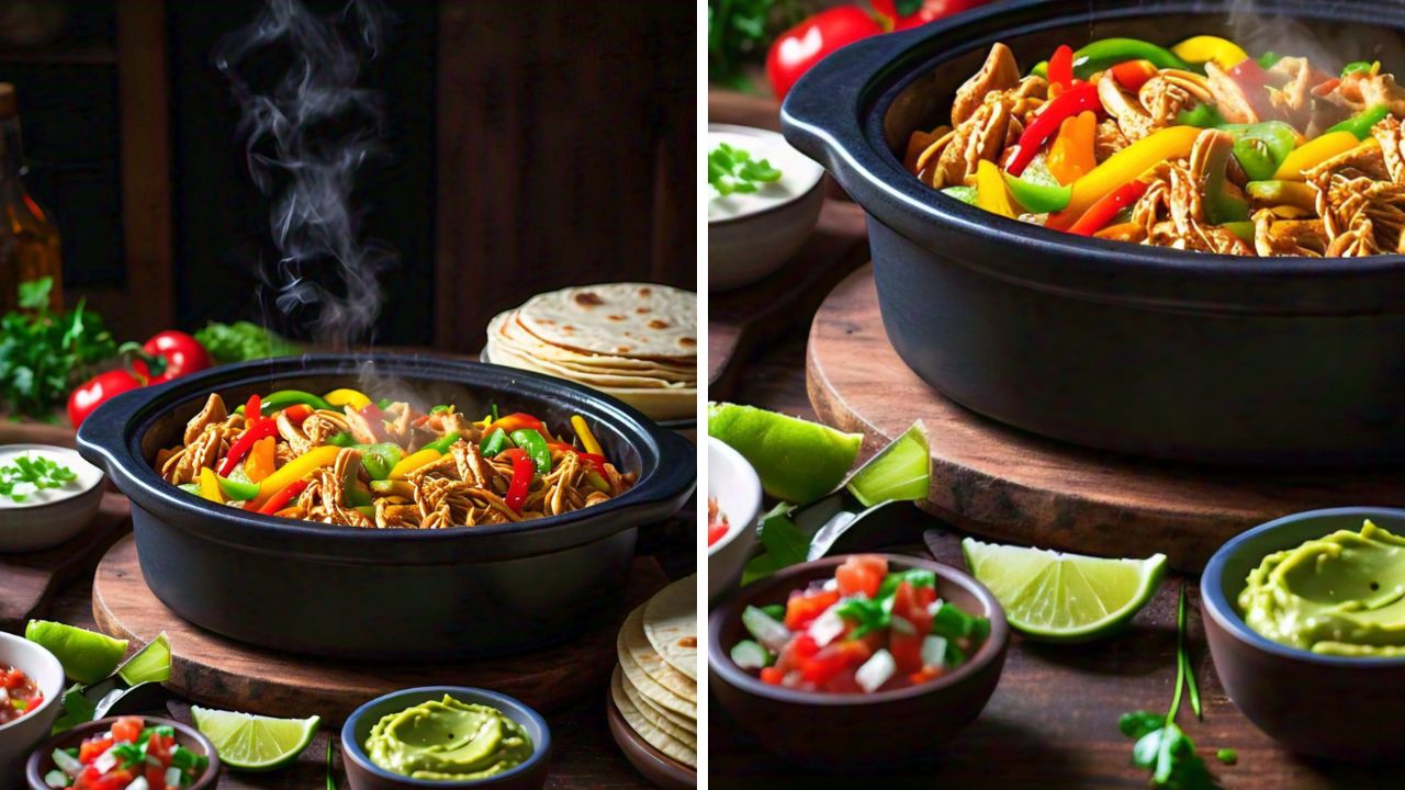 Chicken Fajitas in Slow Cooker