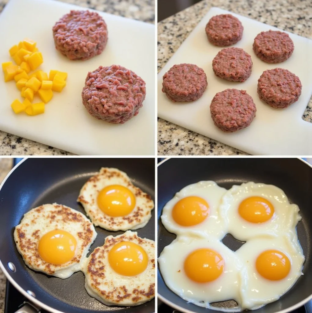 Sausage and Egg McMuffins 