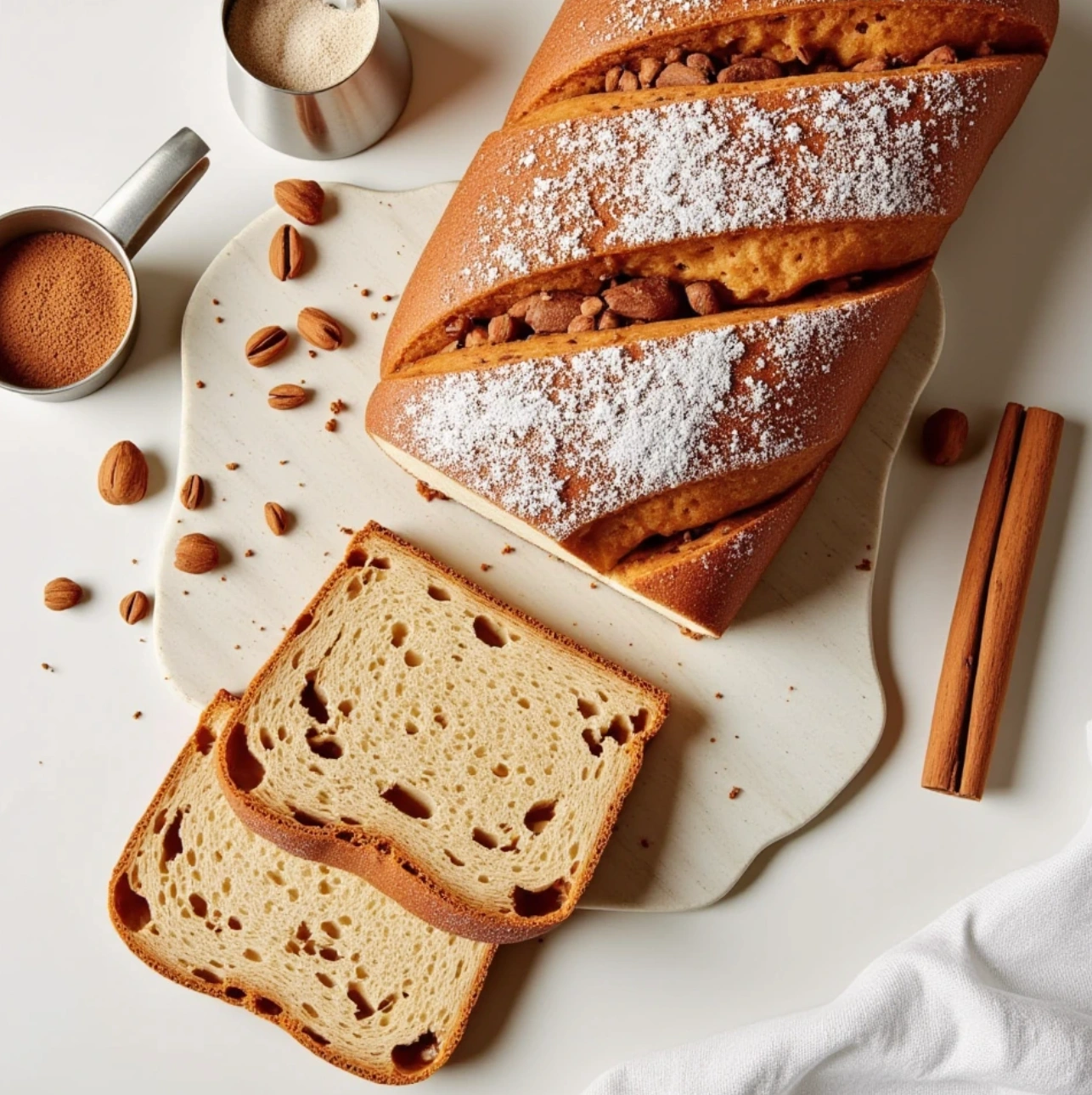 Cinnamon Donut Bread Recipe