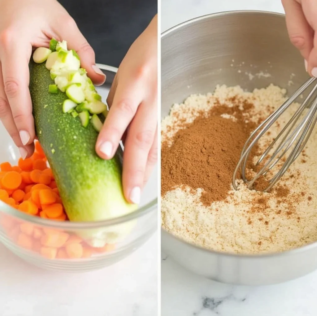 Healthy Carrot Zucchini Muffins