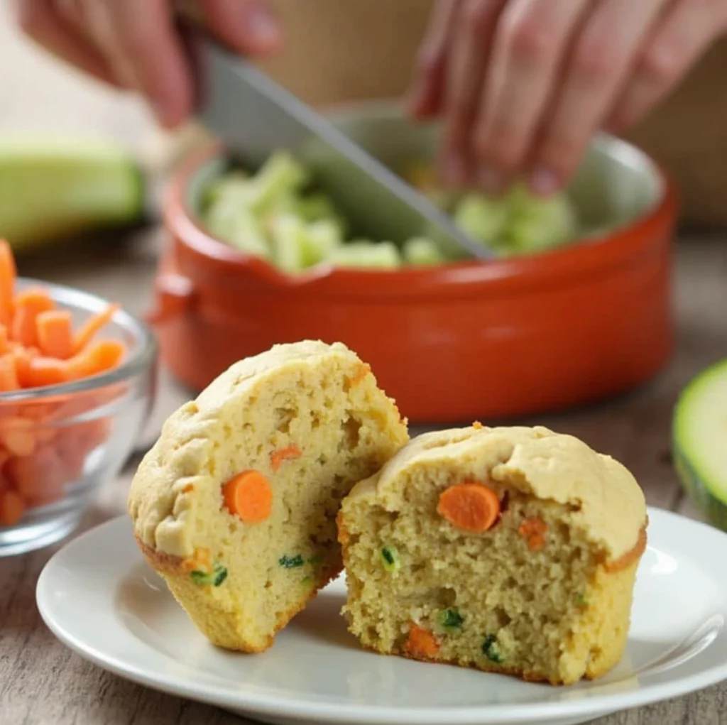 Healthy Carrot Zucchini Muffins