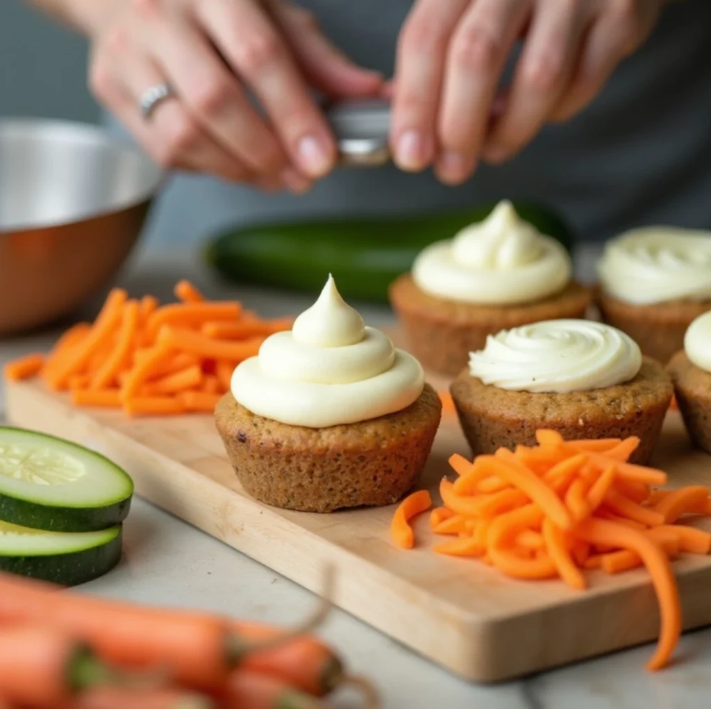 Healthy Carrot Zucchini Muffins