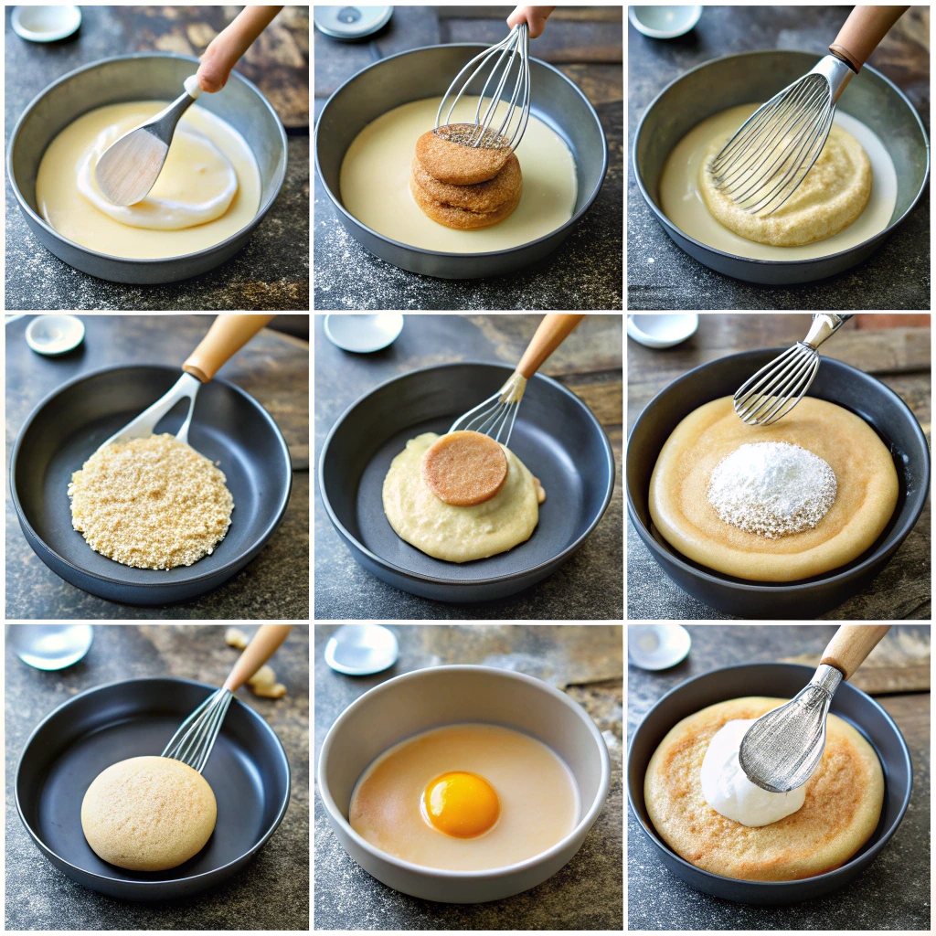 Fluffy Flapjacks step by step preparation