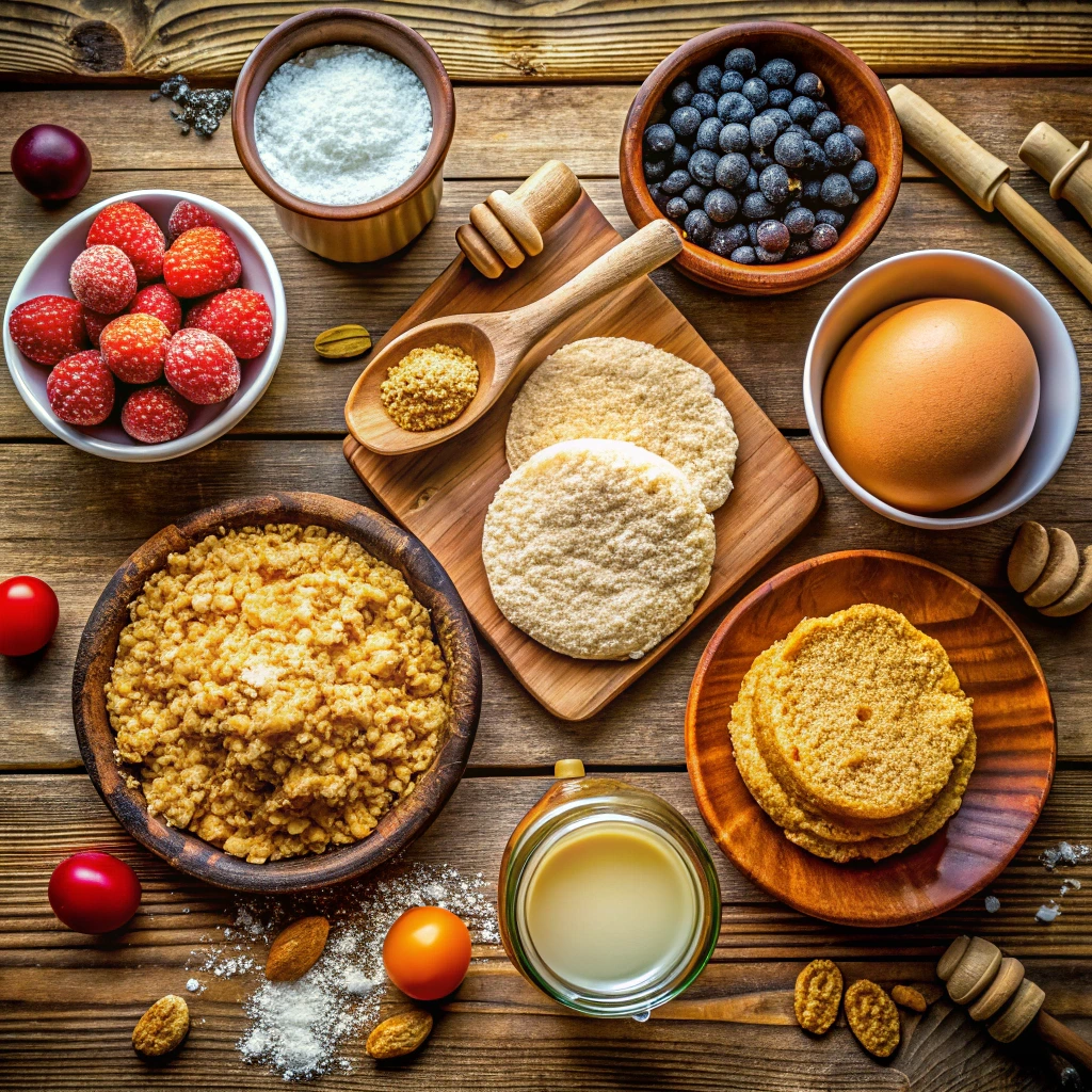 Fluffy Flapjacks ingredients