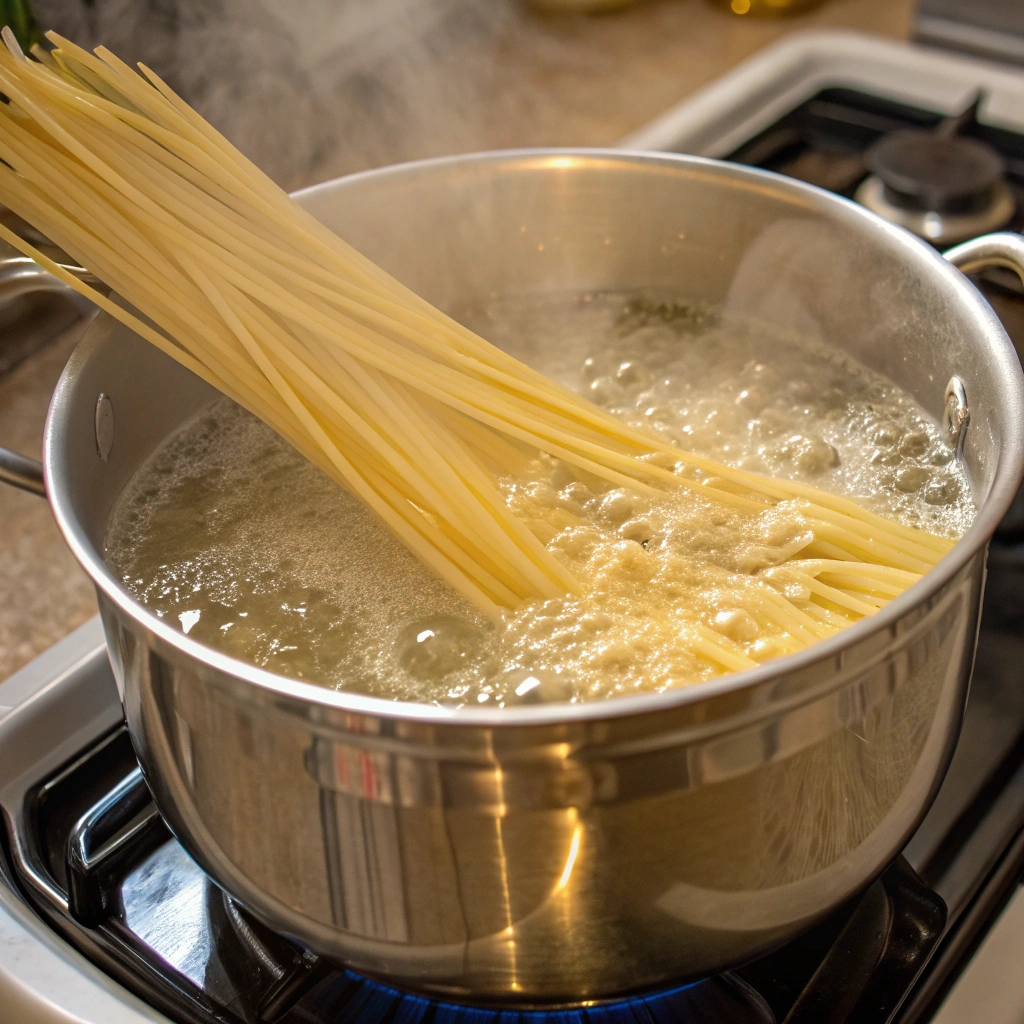 Spaghetti with Feta